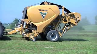 NONSTOP Round Baler Vermeer  Lely [upl. by Alleuqram]