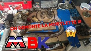 DEMONTAGE DE LA MOBYLETTE  MBK 51 [upl. by Lalita]