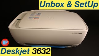 HP Deskjet 3632 Setup Quick Unboxing amp review [upl. by Elimay559]