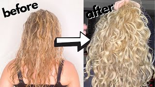 UPDATED WavyCurly Hair Routine 2B2C 💇🏼‍♀‍ [upl. by Neila775]