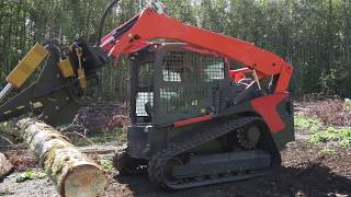 Timberline Rotating Tree Shear Overview  Demo  Skid Steer Solutions [upl. by Ahseik882]