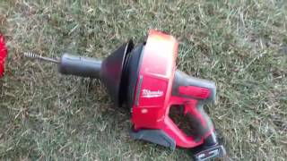 Milwaukee M12 Drain Auger A Few Considerations [upl. by Ulphia]