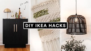 DIY IKEA HACKS  Super Affordable  Cute Room Decor  Furniture [upl. by Broome]