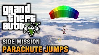 GTA 5  All Parachute Jumps 100 Gold Medal Walktrough [upl. by Rennold64]