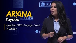 ARYANA SAYEED  Full Speech at NATO Engages Event in London Dec 3 2019 [upl. by Varion]