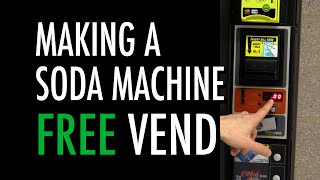 How to Set a Soda Machine to Free Vend [upl. by Bennett385]