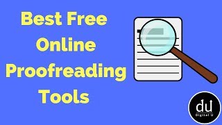 Best Free Online Proofreading Tools  Digital U [upl. by Anes]