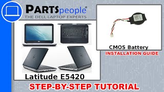 Dell Latitude E5420 CMOS Battery HowTo Video Tutorial [upl. by Osmo]