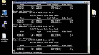 Windows command line networking nbtstat [upl. by Dyraj888]