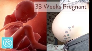 33 Weeks Pregnant What You Need To Know  Channel Mum [upl. by Aninaj]