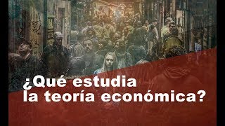 ¿Qué estudia la teoría económica [upl. by Mckeon41]