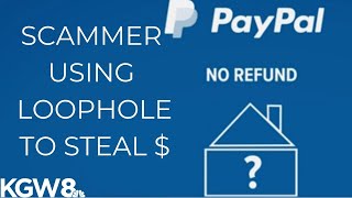 Scammer using PayPal loophole to steal money [upl. by Ahsimin]