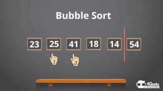 A Bubble Sorting Algorithm animated example [upl. by Isador]