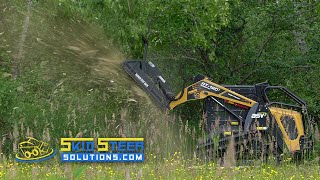 CID Forestry Disc Mulcher  Skid Steer Solutions [upl. by Adalia]