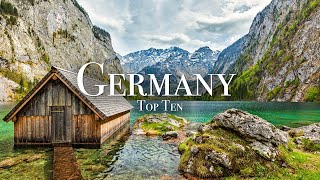 Top 10 Places To Visit In Germany  4K Travel Guide [upl. by Nerw448]