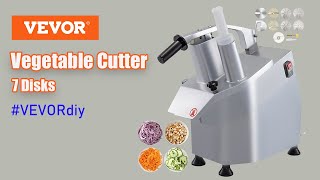 VEVOR MultiFunctional Food Processor  Vegetable Cutter Commercial [upl. by Mixam]