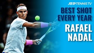 Rafael Nadal Best Shot Every Year on Tour  20032020 [upl. by Froh]