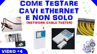 4  Come testare cavi Ethernet e non solo Network Cable Tester [upl. by Nirre273]