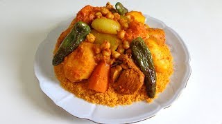 Couscous tunisien au poulet  كسكسي تونسي بالدجاج [upl. by Isherwood697]