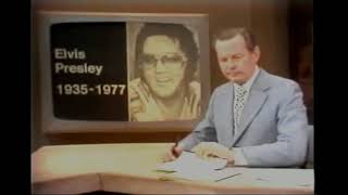 Elvis Presley News Report of his death  August 16 1977 [upl. by Kehr]