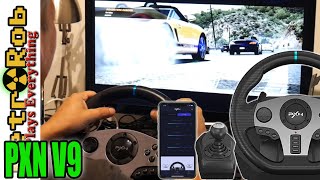 🏁🏎️ PXN V9 Racing Wheel for Switch PC Xbox and Playstation 🏎️🏁 [upl. by Haelak]