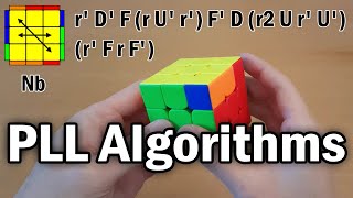 New Rubiks Cube All 21 PLL Algorithms amp Finger Tricks [upl. by Digirb]