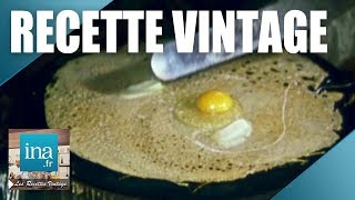 Recette  Les galettes Bretonnes à lancienne  Archive INA [upl. by Lomaj]