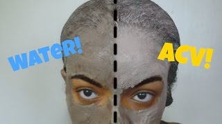 Bentonite Clay w Water vs Bentonite Clay w ACV  DO NOT MIX THE CLAY WITH METALUSE PLASTIC [upl. by Ailat]