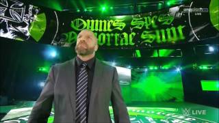 Triple H returns to Raw 30th January 2017 [upl. by Meredithe]