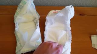 5 Diaper Comparison Huggies VS Pampers VS Honest Compnay [upl. by Strenta]