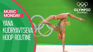 Yana Kudryavtsevas beautiful Hoop Performance at Rio 2016  Music Monday [upl. by Ybbed920]