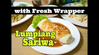 Lumpiang Sariwa with Homemade Wrapper [upl. by Artemed]