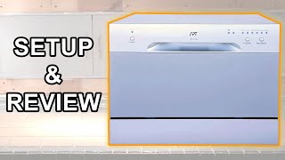 SPT Countertop Dishwasher Setup amp Review  For Small Kitchens [upl. by Ahsauqal]