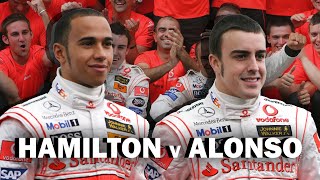 RIVALIDADES LEGENDARIAS DE F1 ALONSO VS HAMILTON Cap 2 Parte 1 [upl. by Molloy]