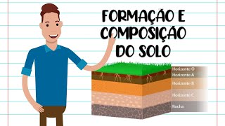 FORMAÇÃO E COMPOSIÇÃO DO SOLO [upl. by Eniawtna622]