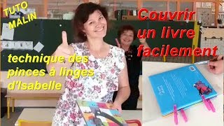 TUTO Comment couvrir un livre facilement [upl. by Buskirk412]