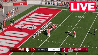 NCAAF LIVE🔴 Indiana Hoosiers vs Ohio State Buckeyes  Week 13 Full Game  2024 College Football 25 [upl. by Shih495]