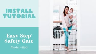 Easy Step® Safety Gate  Install Tutorial [upl. by Rehtaeh]