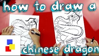 How To Draw Chinese Dragon [upl. by Anits]