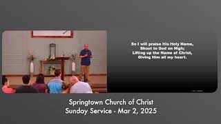 Sunday Service  Mar2 2025 [upl. by Llerud]