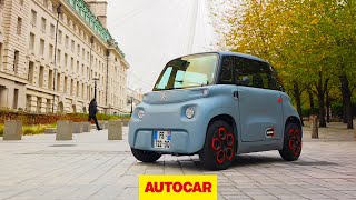 Citroen AMI review  Driving the new electric city car at 28mph  Autocar [upl. by Cynthla]