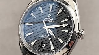 Omega Seamaster Aqua Terra 150M 22010412101001 Omega Watch Review [upl. by Annazor]