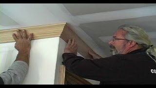 How To Install Crown Molding Along the Ceiling  Ask John The Builder [upl. by Oiluarb390]