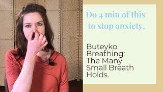 Buteyko Breathing 4 min guided exercise for anxiety [upl. by Andee]