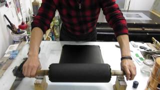 lithograph print process [upl. by Thetos709]