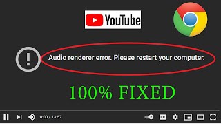 How to fix Audio renderer error Please restart your computer  Smart Enough [upl. by Dwane]