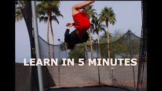 How To Do A Corkscrew On A Trampoline [upl. by Nisbet]