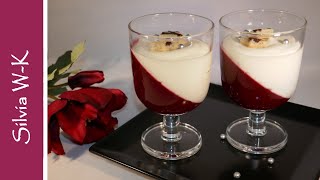 Weihnachtsdessert  raffiniert geschichtet  Himbeeren  Dessert [upl. by Wons]