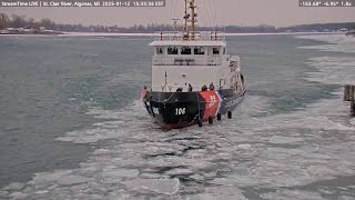 USCGC Morro Bay at Algonac 11225 [upl. by Nerrad314]