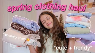 HUGE springsummer try on haul 2021 [upl. by Mesics]